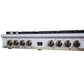 FORNO Ambassador Valente 48" Gas Cooktop, 8 Sealed Burners with 2 Dual Ring Burners, Cast Iron Grates in White with Antique Brass Accents and Copper Rivet Trim, FCTGS5799-48CPWHT