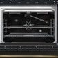 FORNO Antico 48" 5.5 cu. ft. Gas Range with 8 Sealed Burners and Griddle in Black with Antique Brass Accents, FFSGS6219-48BLK