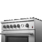 FORNO Giovanni 30" 4.32 cu. ft. Gas Range with 5 Sealed Burners, Air Fry Basket, Wok Support and Griddle, FFSGS6274-30