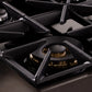 Kucht 48" 8 Burner Double Oven Propane Gas Dual Fuel Range in Titanium Stainless Steel with Digital Thermostat