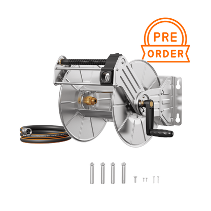 Wall Mounted Hose Reel-Stainless Steel