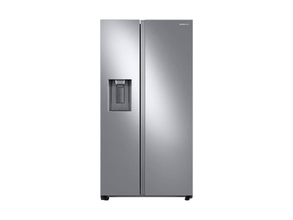 SAMSUNG 36" 27.4 cu. ft. Standard Depth Side-by-Side Refrigerator in Fingerprint Resistant Stainless Steel with Ice Maker
