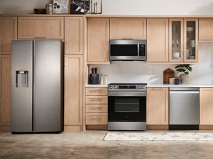 SAMSUNG 36" 27.4 cu. ft. Standard Depth Side-by-Side Refrigerator in Fingerprint Resistant Stainless Steel with Ice Maker