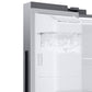 SAMSUNG 36" 26.7 cu. ft. Standard Depth Large Capacity Side-by-Side Refrigerator with Touch Screen Family Hub™ in Stainless Steel