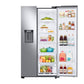 SAMSUNG 36" 26.7 cu. ft. Standard Depth Large Capacity Side-by-Side Refrigerator with Touch Screen Family Hub™ in Stainless Steel