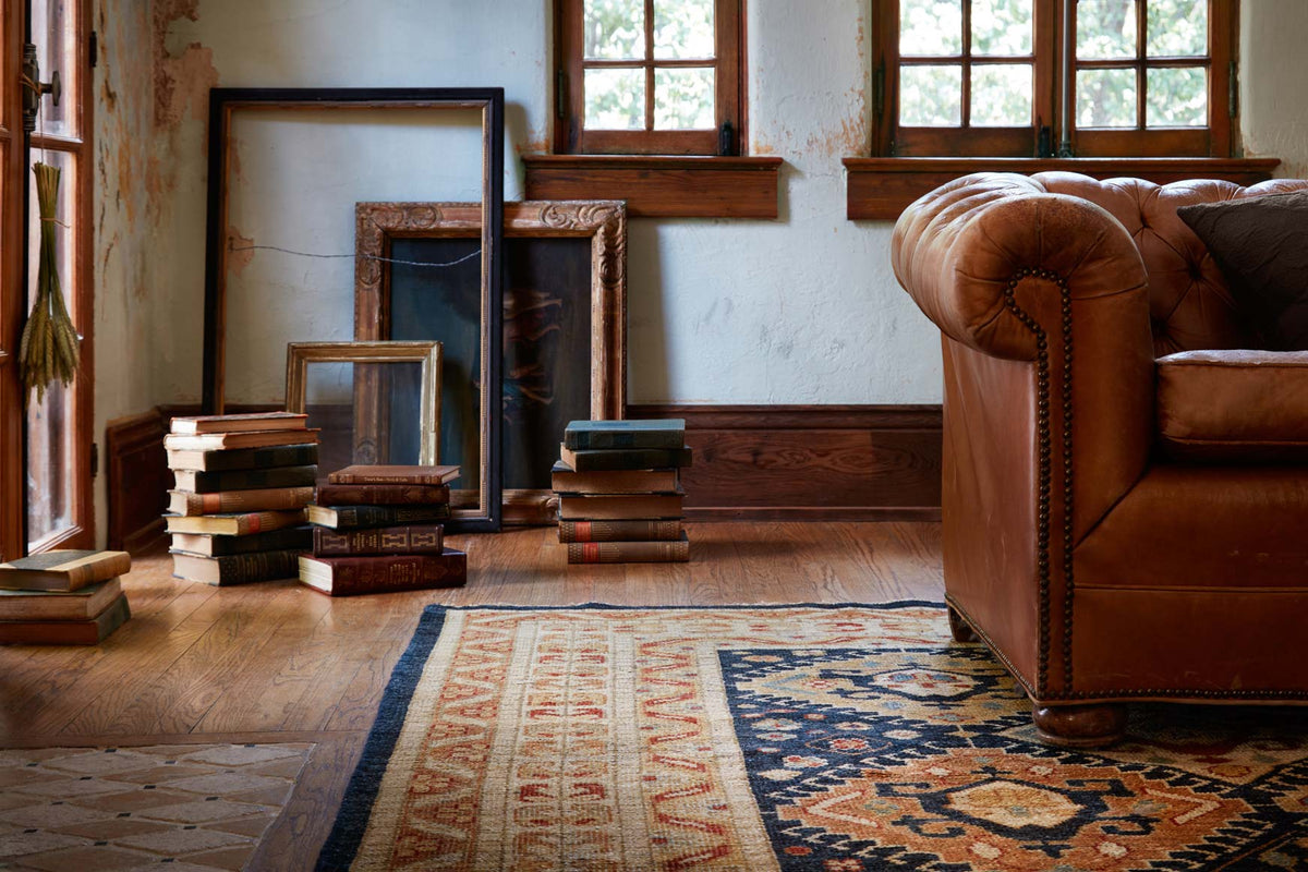 Loloi Heirloom HQ-01 Navy / Multi area rug - image 5