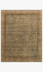 Loloi Heirloom HQ-04 Aqua / Terracotta area rug - image 1