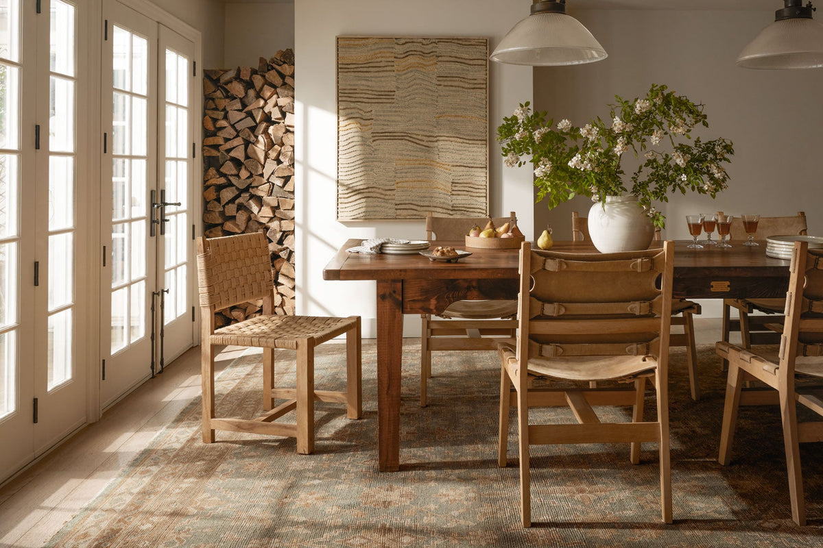 Loloi Heirloom HQ-04 Aqua / Terracotta area rug - image 4