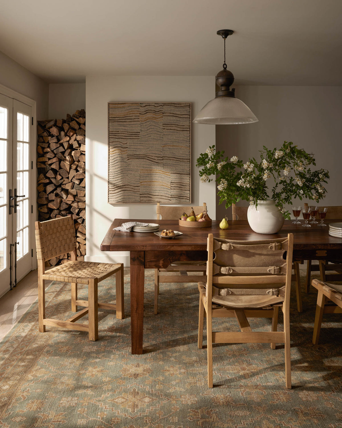 Loloi Heirloom HQ-04 Aqua / Terracotta area rug - image 2