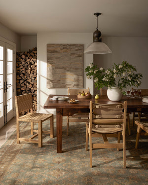 Loloi Heirloom HQ-04 Aqua / Terracotta area rug - image 2