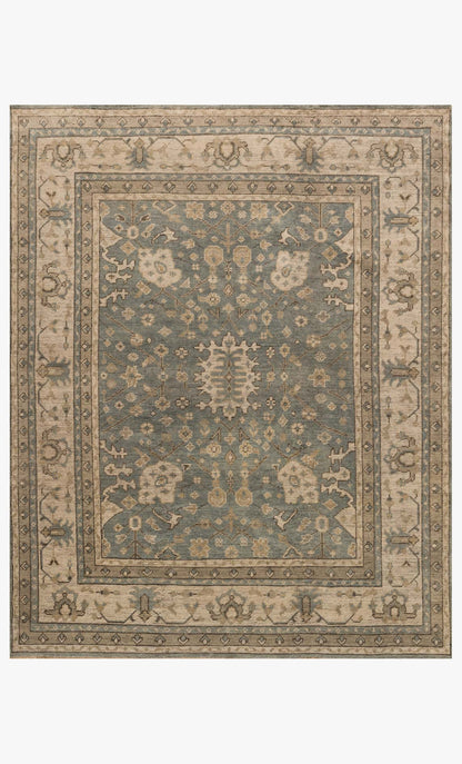 Loloi Heirloom HQ-05 Aqua / Stone area rug - image 1