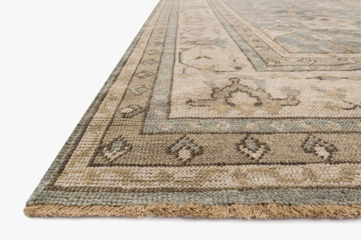 Loloi Heirloom HQ-05 Aqua / Stone area rug - image 2