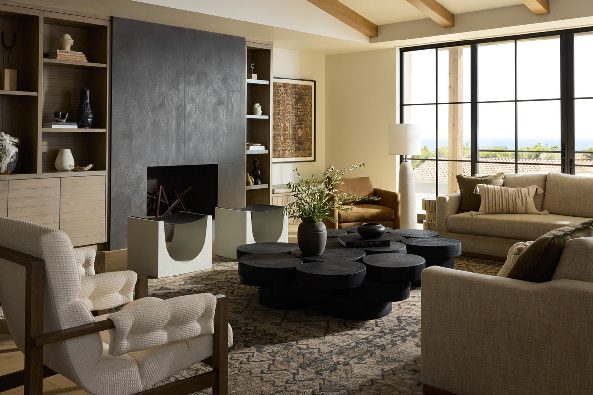 Loloi Heirloom HQ-06 Bone / Charcoal area rug - image 5