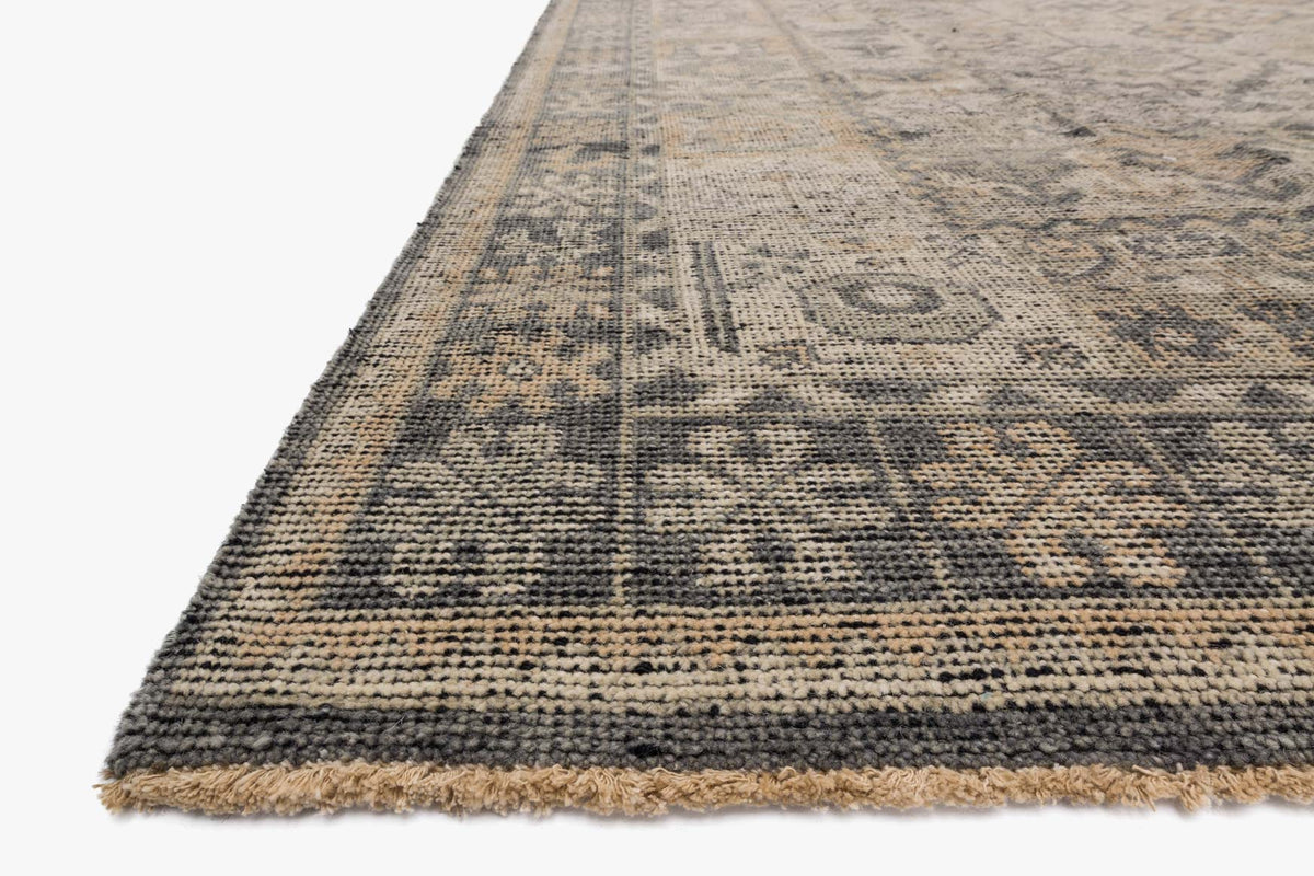 Loloi Heirloom HQ-06 Bone / Charcoal area rug - image 11