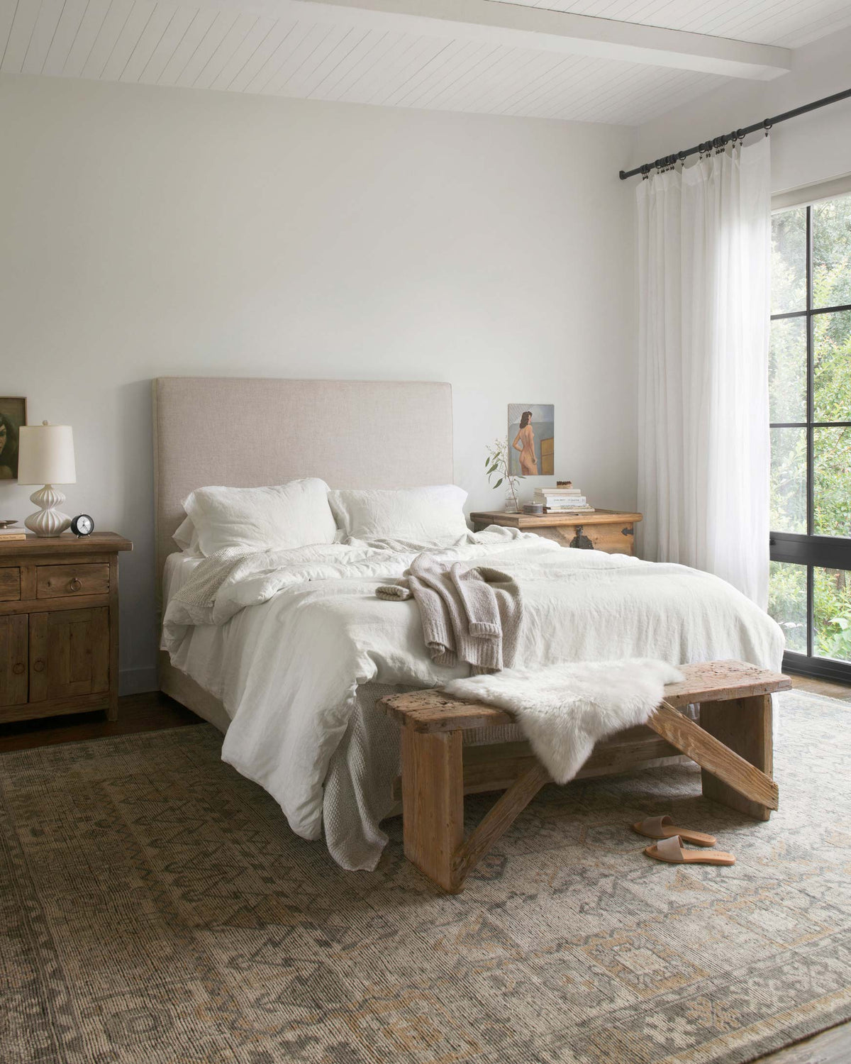 Loloi Heirloom HQ-06 Bone / Charcoal area rug - image 10