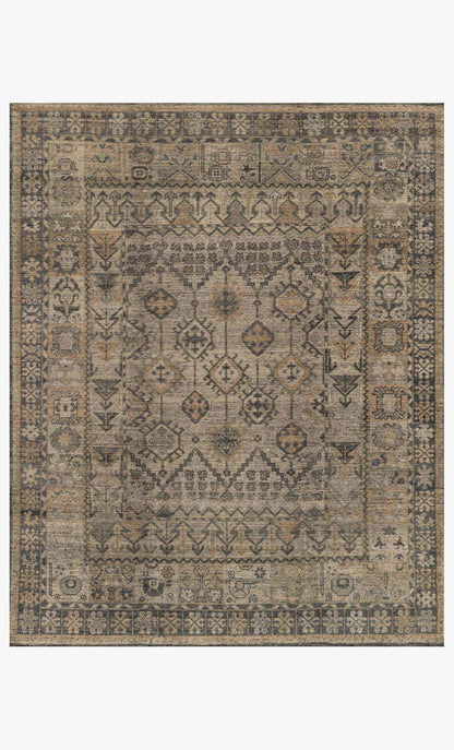 Loloi Heirloom HQ-06 Bone / Charcoal area rug - image 1
