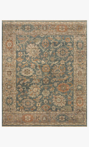Loloi Heirloom HQ-07 Blue / Beige area rug - image 1