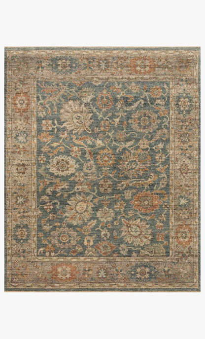 Loloi Heirloom HQ-07 Blue / Beige area rug - image 1