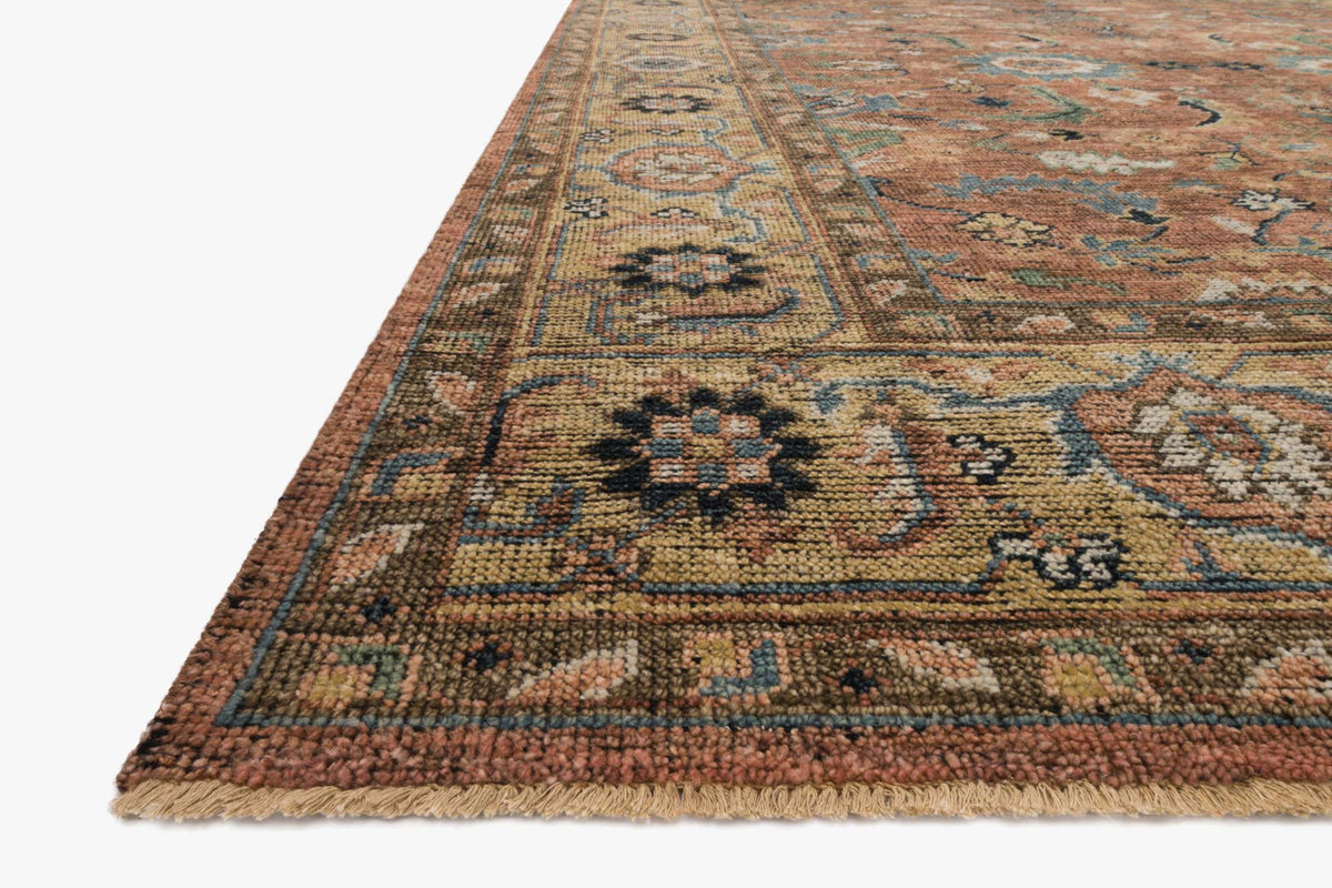 Loloi Heirloom HQ-08 Brick / Sand area rug - image 4