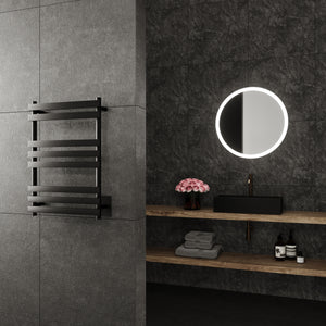 Hemera Wall Mounted Electric Towel Warmer in Black