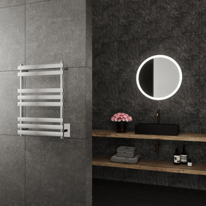 Hemera Wall Mounted Electric Towel Warmer in Chrome