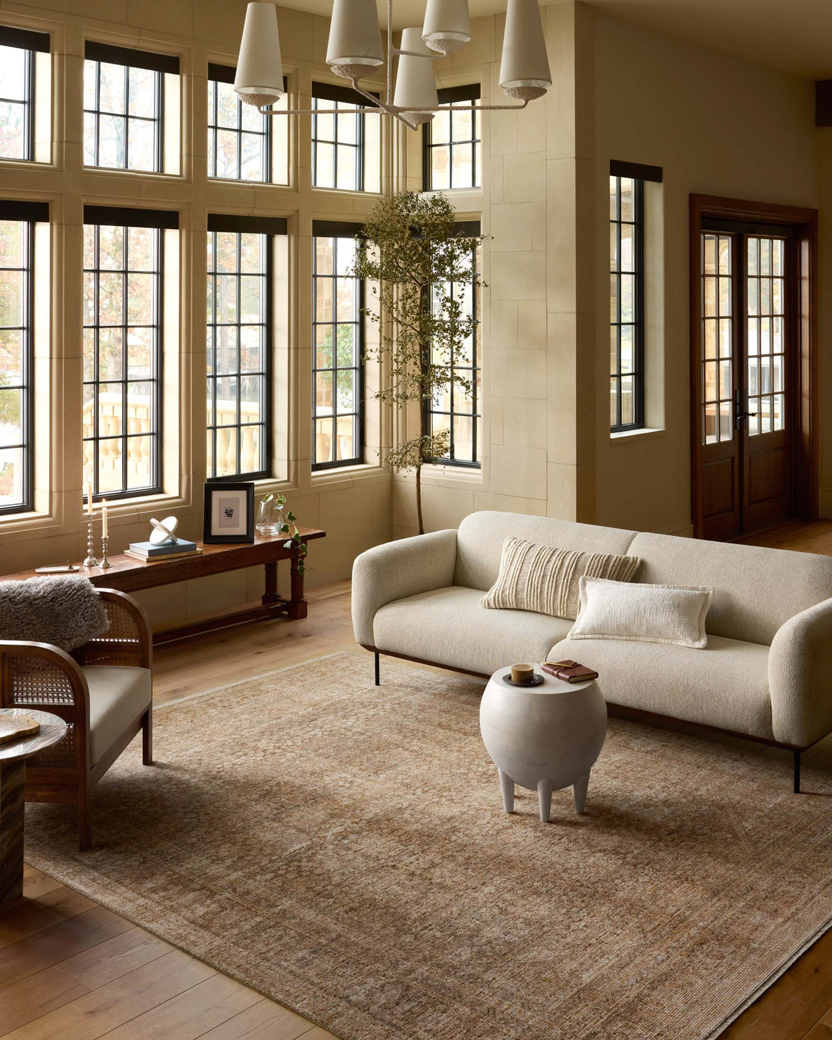 Loloi Heritage HER-01 Clay / Natural area rug - image 5