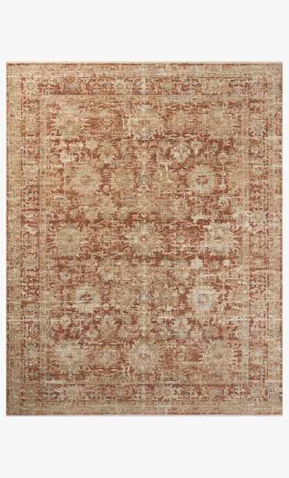 Loloi Heritage HER-03 Brick / Multi area rug - image 1