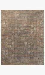 Loloi Heritage HER-07 Mocha / Denim area rug - image 1