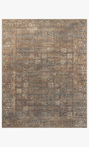 Loloi Heritage HER-07 Mocha / Denim area rug - image 1