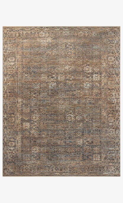 Loloi Heritage HER-07 Mocha / Denim area rug - image 1