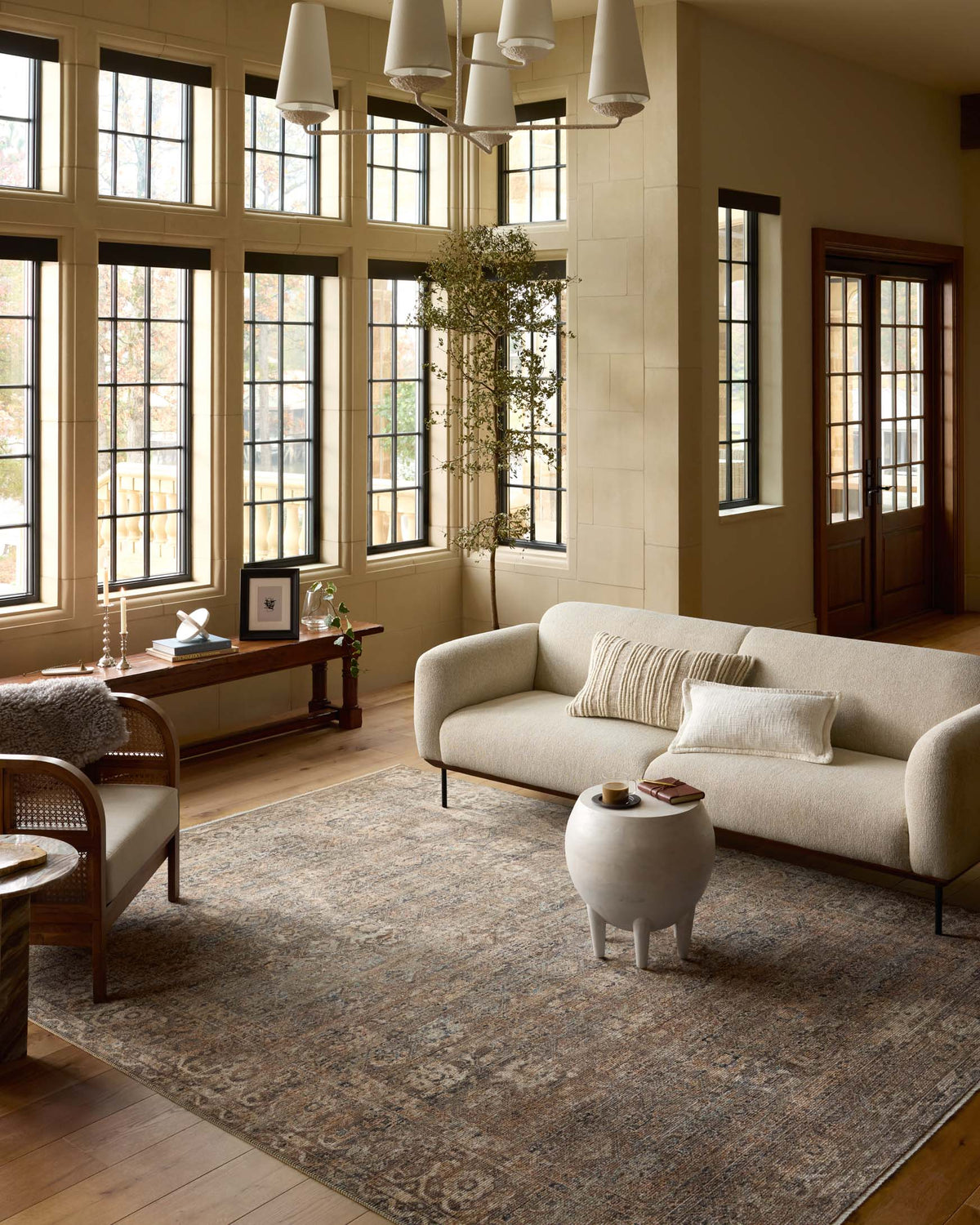 Loloi Heritage HER-07 Mocha / Denim area rug - image 2