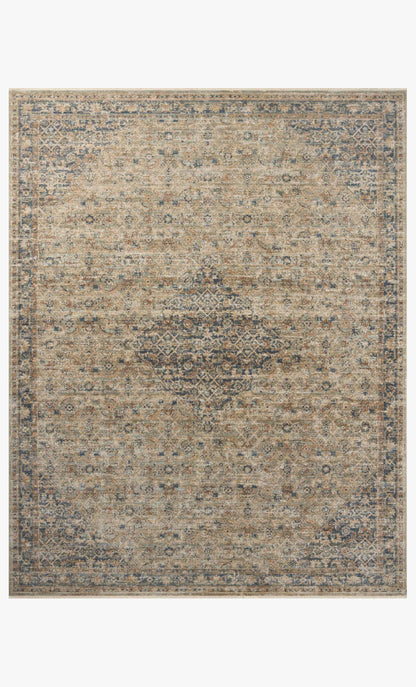 Loloi Heritage HER-08 Sage / Navy area rug - image 1