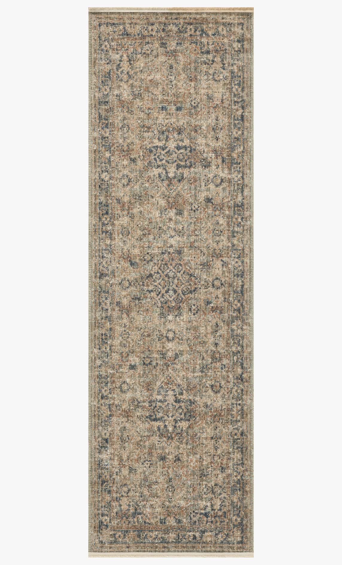 Loloi Heritage HER-08 Sage / Navy area rug - image 5