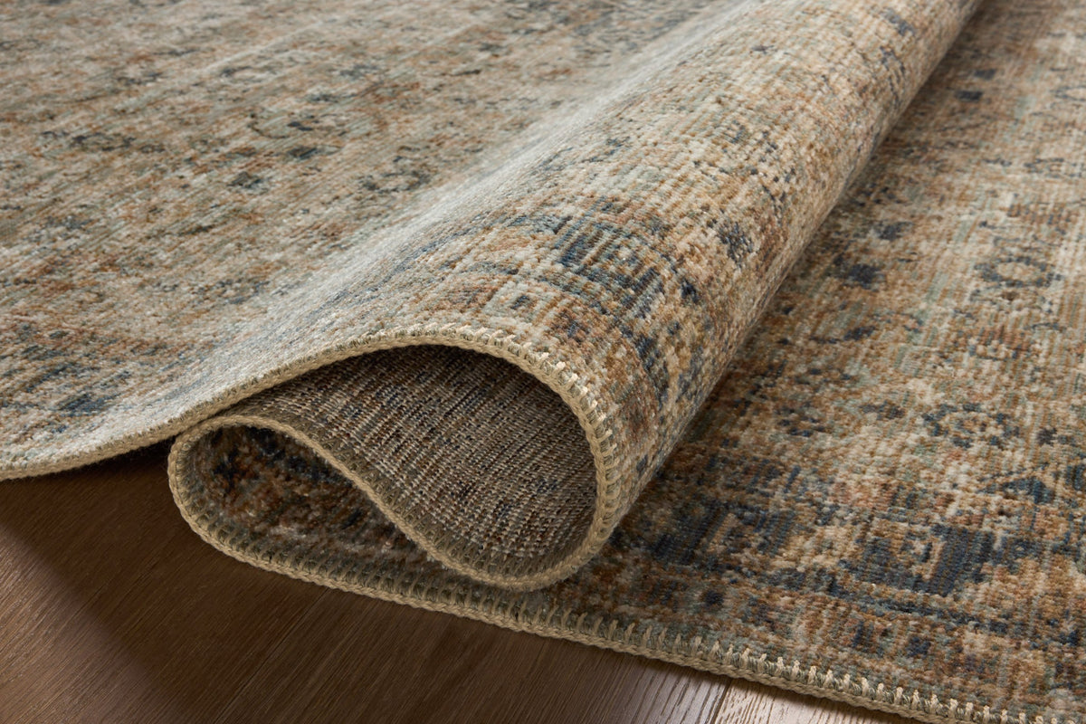 Loloi Heritage HER-08 Sage / Navy area rug - image 6