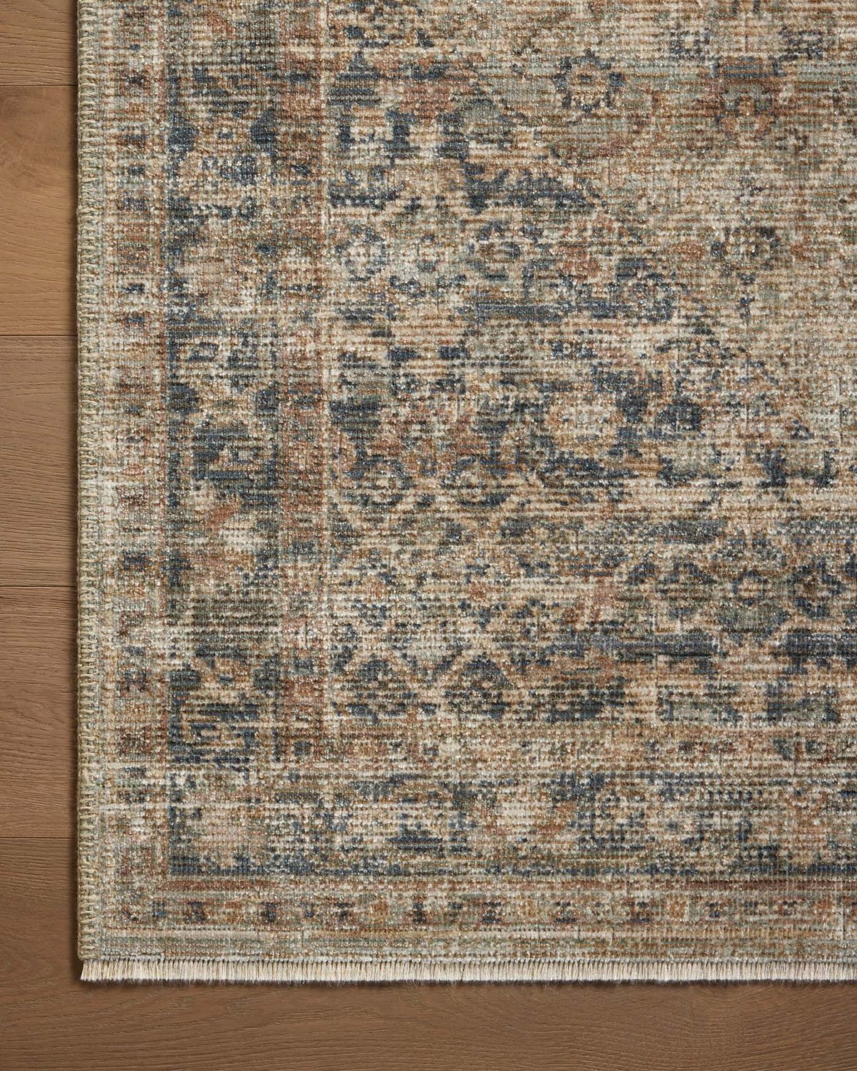 Loloi Heritage HER-08 Sage / Navy area rug - image 7