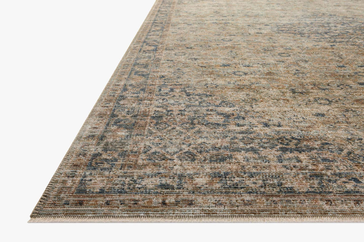 Loloi Heritage HER-08 Sage / Navy area rug - image 3