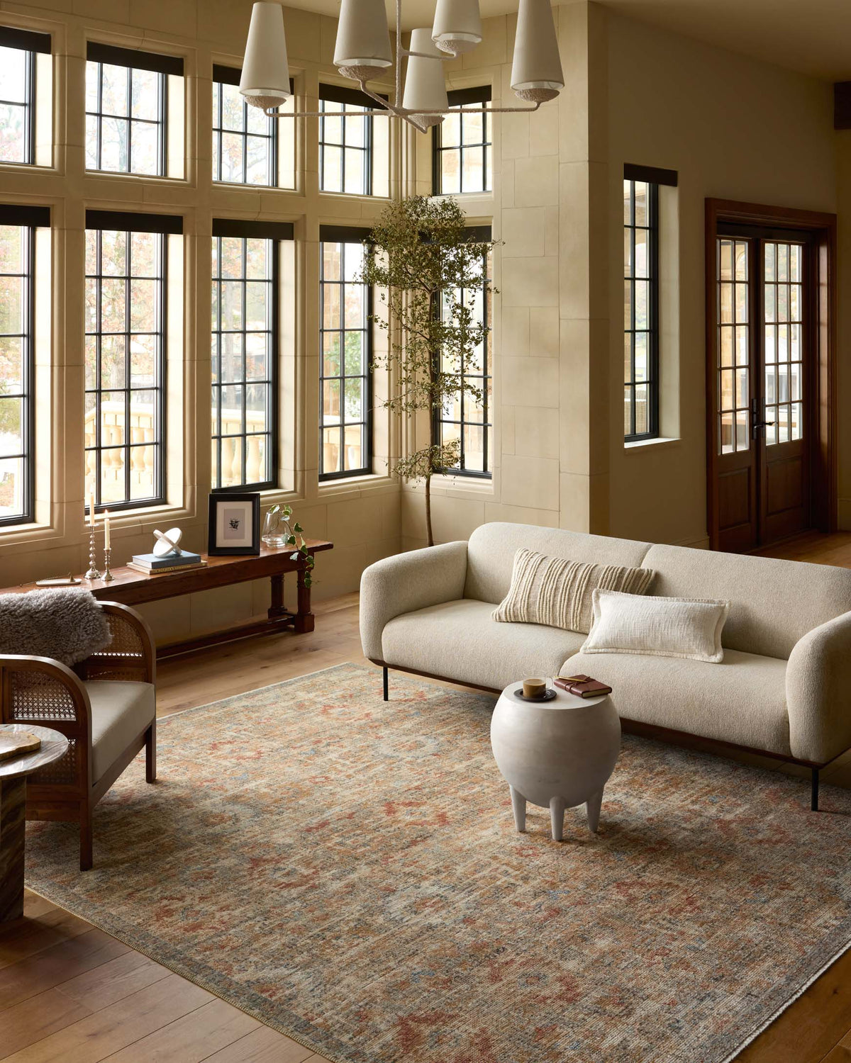 Loloi Heritage HER-10 Grey / Sunset area rug - image 2