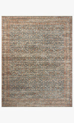 Loloi Heritage HER-12 Blue / Rust area rug - image 1