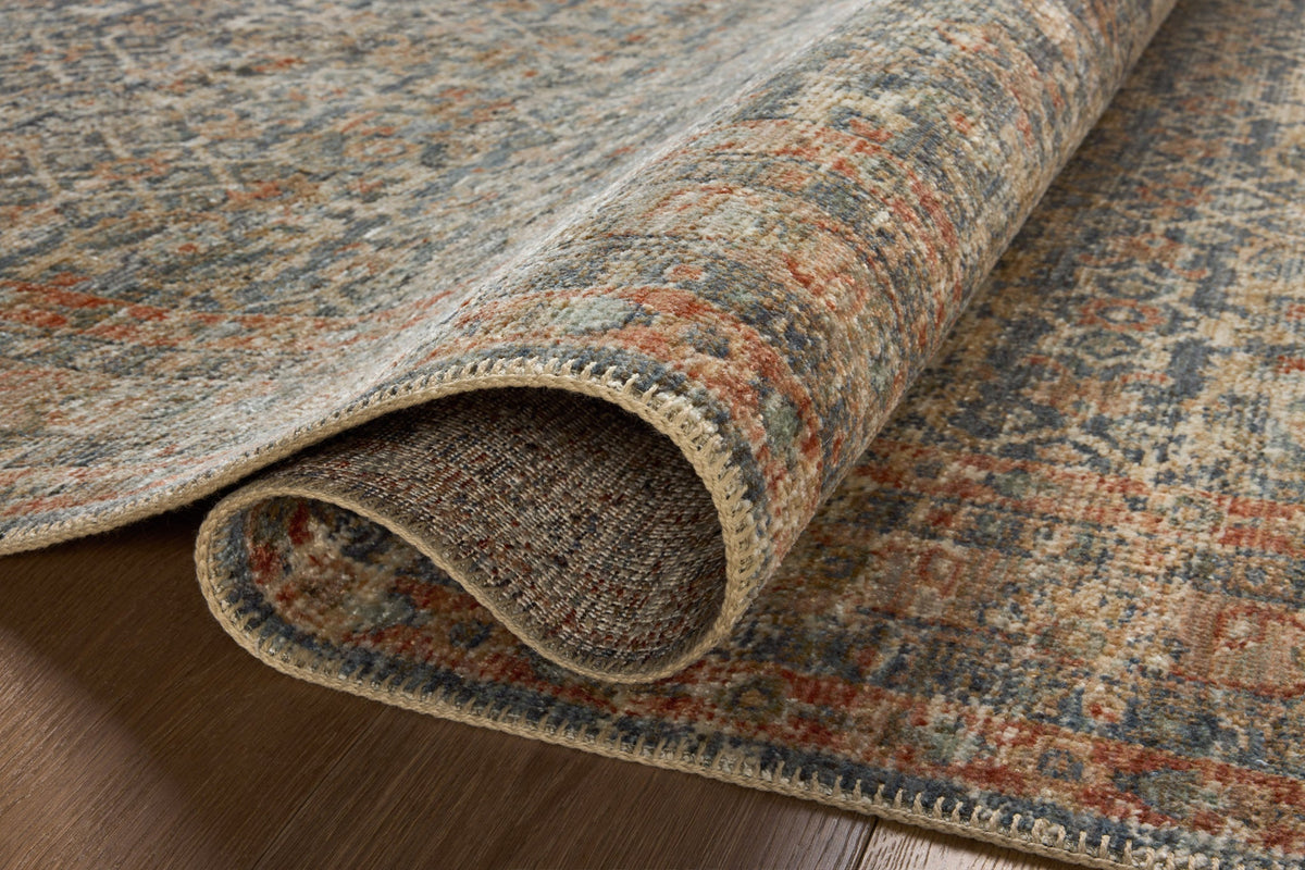 Loloi Heritage HER-12 Blue / Rust area rug - image 5