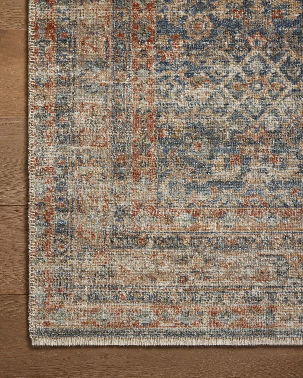 Loloi Heritage HER-12 Blue / Rust area rug - image 6