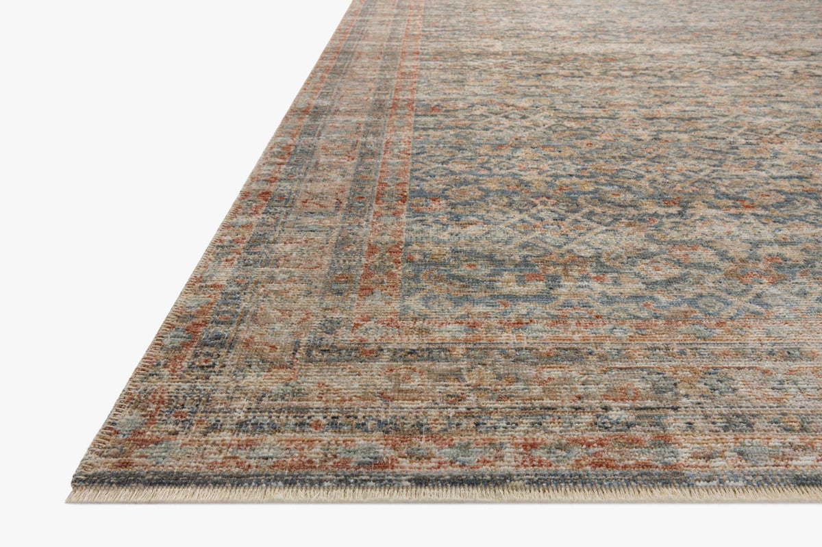 Loloi Heritage HER-12 Blue / Rust area rug - image 3