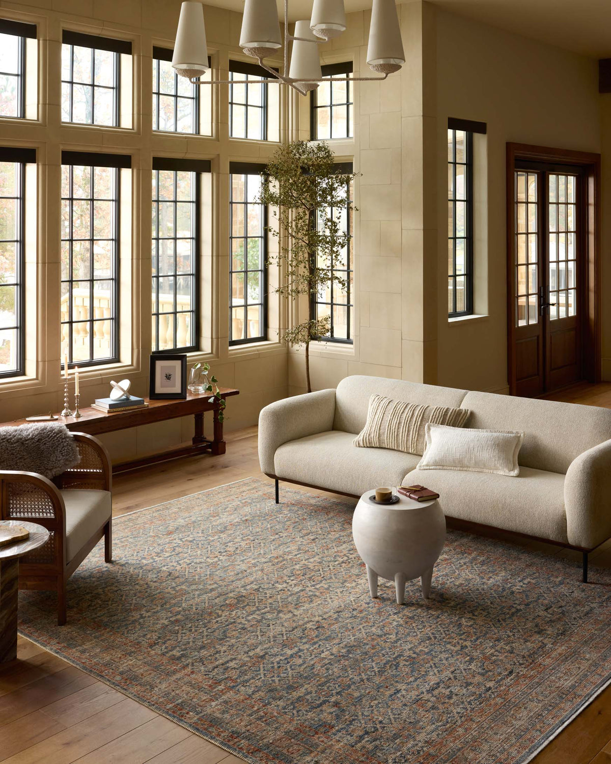 Loloi Heritage HER-12 Blue / Rust area rug - image 2