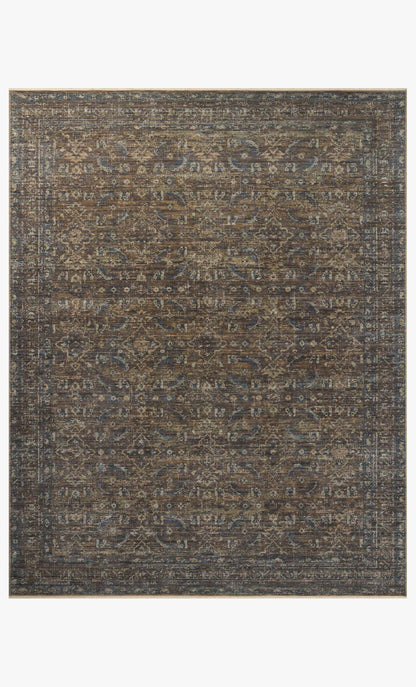 Loloi Heritage HER-14 Lagoon / Tobacco area rug - image 1