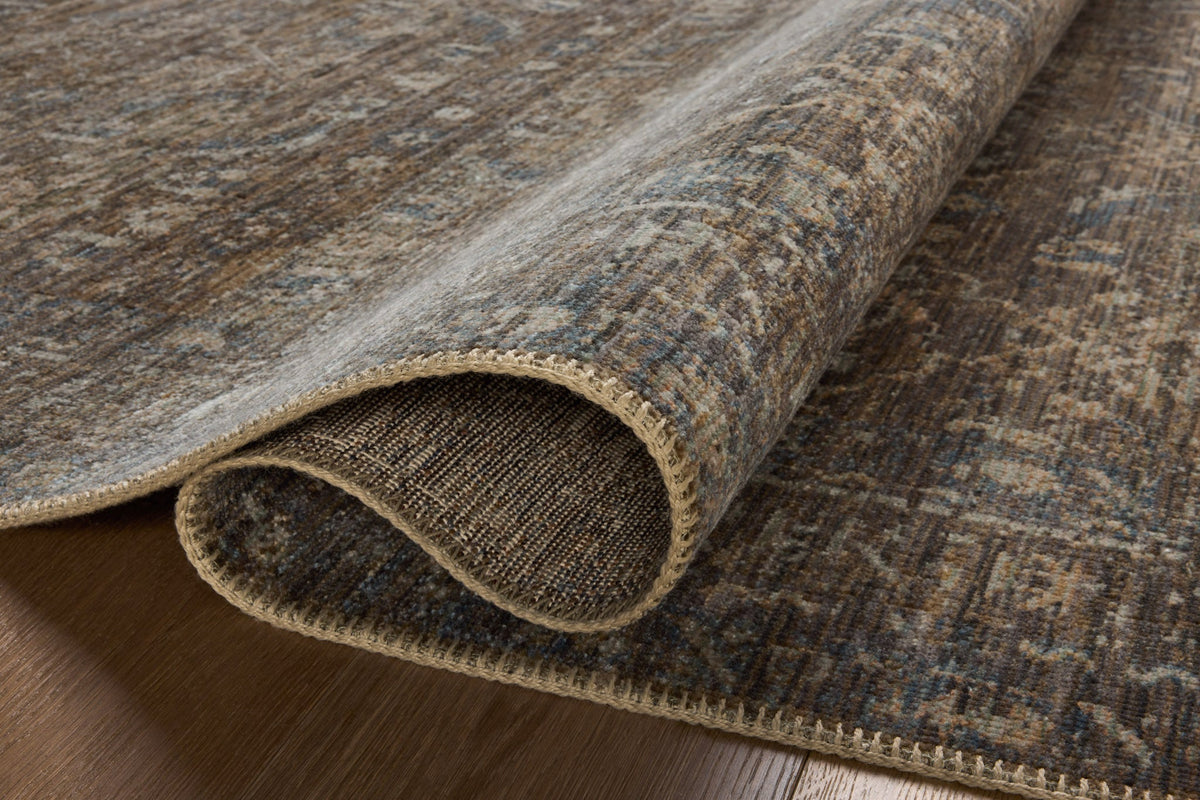 Loloi Heritage HER-14 Lagoon / Tobacco area rug - image 7