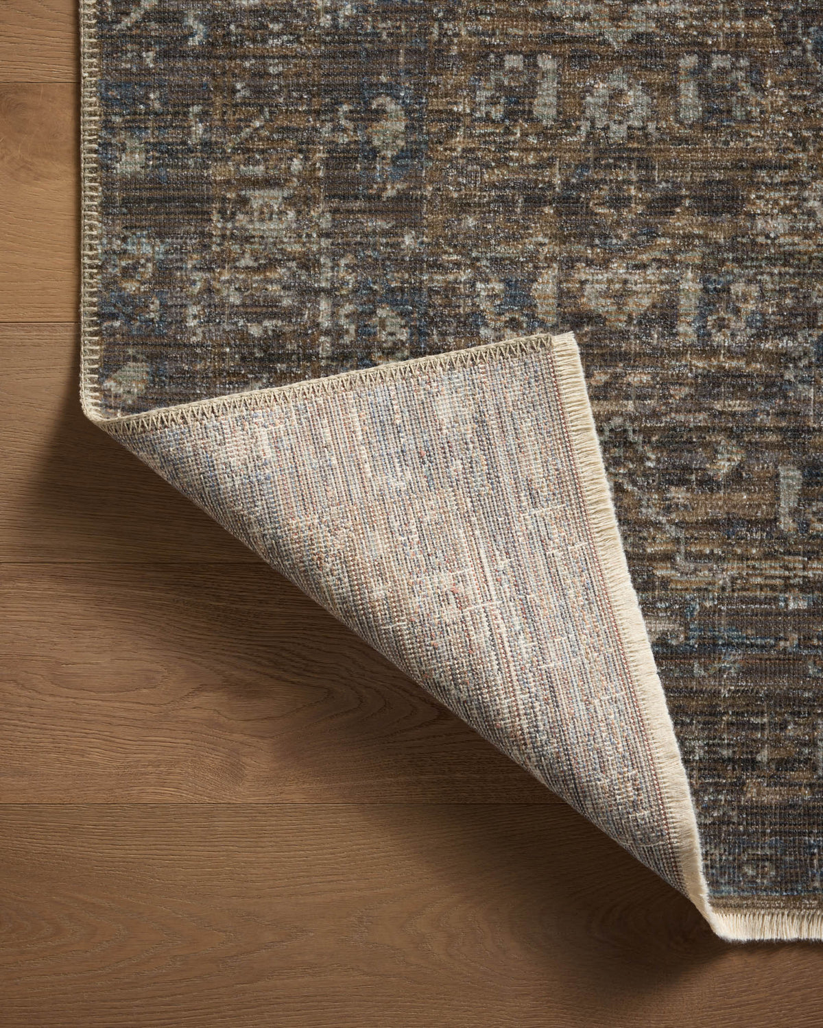Loloi Heritage HER-14 Lagoon / Tobacco area rug - image 9