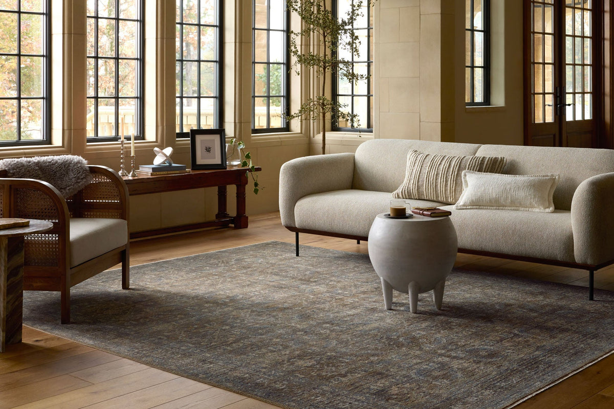 Loloi Heritage HER-14 Lagoon / Tobacco area rug - image 4