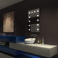 Paris Mirror 24" x 36" Rectangle Hollywood Illuminated Mirror 6000K