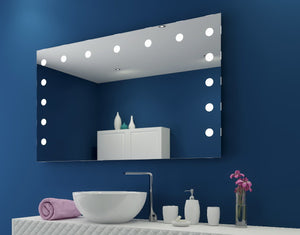 Paris Mirror 60" x 36" Rectangle Hollywood Illuminated Mirror 6000K