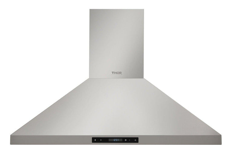 Thor Contemporary Package - 36" Electric Range, Range Hood, Refrigerator and Microwave, Thor-AP-ARE36-C63