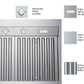 VICTORY Hurricane 42" 1,200 CFM Under Cabinet Range Hood